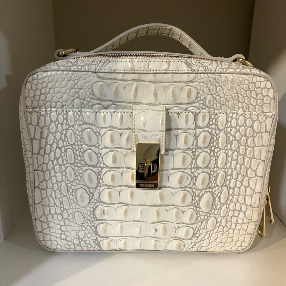 Brahmin Evie Embossed Leather Crossbody